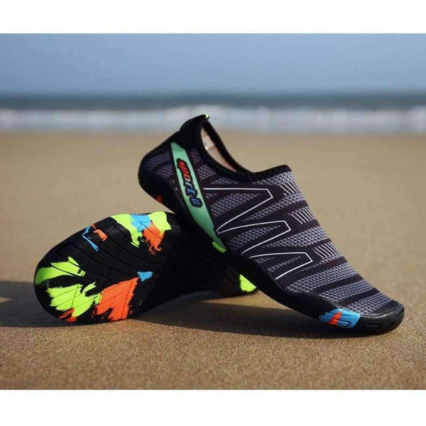 Planet Gates Black / 38 Swimming Diving Wading Shoes Aqua Water Shoes Light Soft Outdoor Sports Fitness Yoga Shoes Training Sneakers
