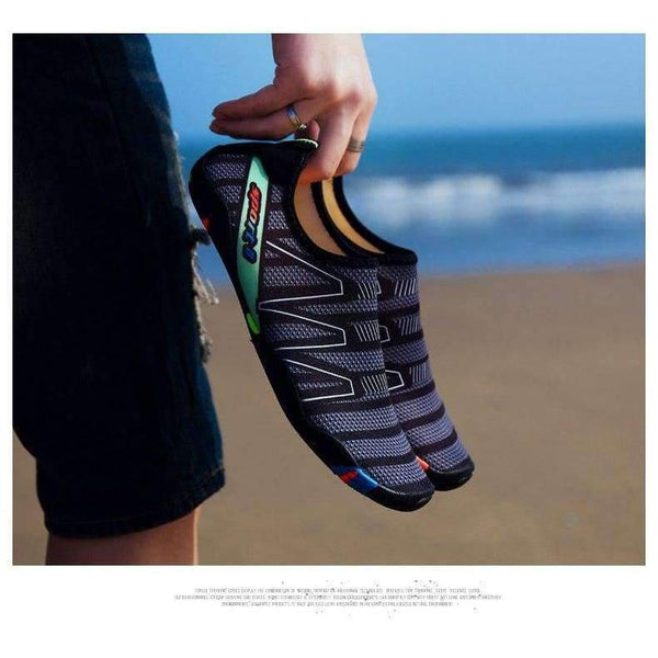 Planet Gates Black / 38 Swimming Diving Wading Shoes Aqua Water Shoes Light Soft Outdoor Sports Fitness Yoga Shoes Training Sneakers