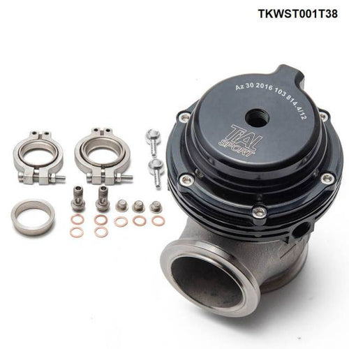 Planet Gates black 38mm External Wastegate V-Band Flanged Turbo Waste Gate For Supercharge Turbo Manifold TKWST001T38