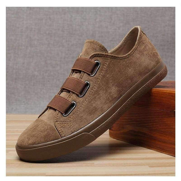 Planet Gates Black / 39 Leisure Brand Fashion Casual Men's Vulcanized Shoes Cool Punk Printed Slip-On Canvas Shoes For Male Comfort Flats Zapatos Hombre