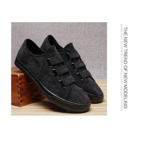 Planet Gates Black / 39 Leisure Brand Fashion Casual Men's Vulcanized Shoes Cool Punk Printed Slip-On Canvas Shoes For Male Comfort Flats Zapatos Hombre