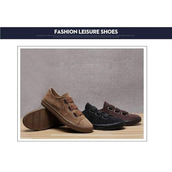 Planet Gates Black / 39 Leisure Brand Fashion Casual Men's Vulcanized Shoes Cool Punk Printed Slip-On Canvas Shoes For Male Comfort Flats Zapatos Hombre