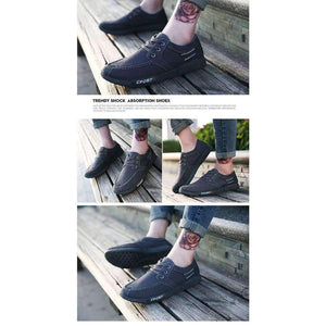 Planet Gates Black / 39 Mingpinstyle 2018 In The Fall New Style Men's Fashion Vulcanize Shoes Canvas Summer Sneakers Breathable Male Shoes