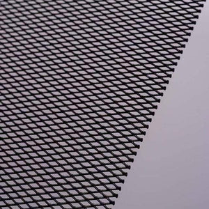 Planet Gates Black 3mmx6mm DIY Racing Grills Universal Fit for Car Cuttable Front Bumper Honey Comb Mesh 100cmx33cm