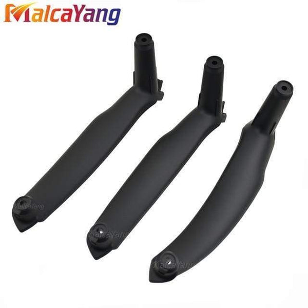 Planet Gates Black 3pcs Left Right Side Inner Interior Armrest Door Panel Handle Pull Trim Cover For BMW E70 X5 E71 X6