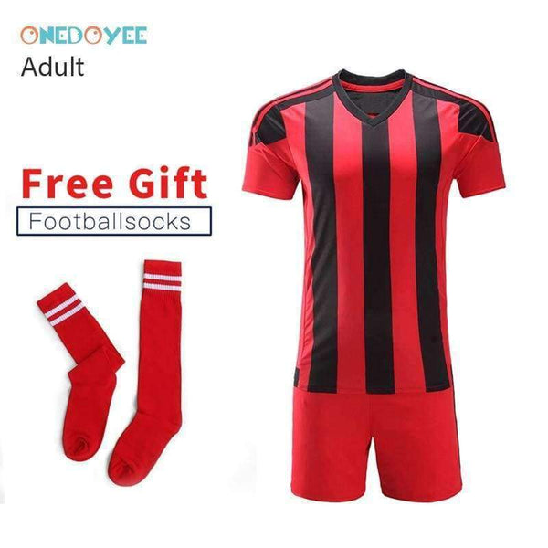Planet Gates Black / 3XL Mens Football Jerseys Adults Soccer Clothes Sets Short Sleeve Teens Football Uniform Summer Soccer Tracksuit Jersey