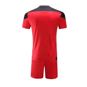 Planet Gates Black / 3XL Mens Football Jerseys Adults Soccer Clothes Sets Short Sleeve Teens Football Uniform Summer Soccer Tracksuit Jersey