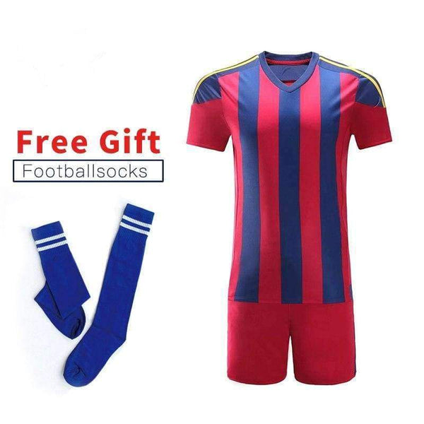 Planet Gates Black / 3XL Mens Football Jerseys Adults Soccer Clothes Sets Short Sleeve Teens Football Uniform Summer Soccer Tracksuit Jersey