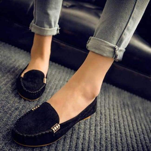 Planet Gates Black / 4.5 Hot Sale 2016 Summer Woman Flats New Fashion Pure Color Wild Concise Flat Casual Shoes Round Toe Comfortable Female Shoes aDT81