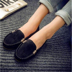 Planet Gates black / 4.5 women flats shoes female casual flat loafers shoes slips leather black flat women's Spring Autumn Soft Round Toe Shoes PA642712