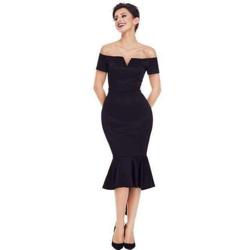 Planet Gates Black / 4 / China Asymmetrical Cocktail Dress 2018 Sexy Unique Tea Length Party Gown with Cap Sleeves Women Ladies Westido Coctel