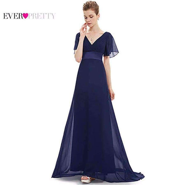 Planet Gates Black / 4 / China Evening Dresses  Padded Trailing Flutter Sleeve Long Women Gown 2018 New Chiffon Summer Style Special Occasion Dresses