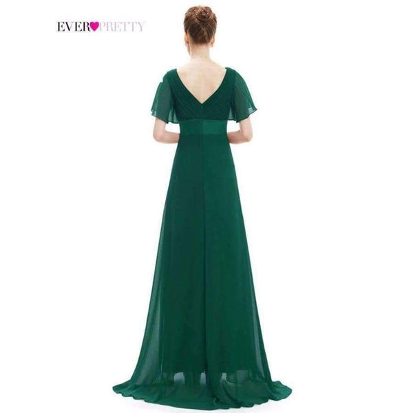 Planet Gates Black / 4 / China Evening Dresses  Padded Trailing Flutter Sleeve Long Women Gown 2018 New Chiffon Summer Style Special Occasion Dresses