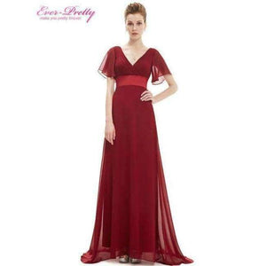 Planet Gates Black / 4 / China Evening Dresses  Padded Trailing Flutter Sleeve Long Women Gown 2018 New Chiffon Summer Style Special Occasion Dresses