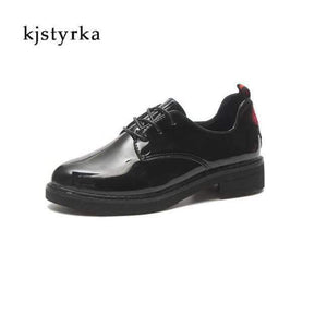 Planet Gates Black / 4 Kjstyrka 2018 Handmade Women Flats The paint on the skin Oxfords Shoes Woman Fashion flower Moccasins For Women Sapatos Mujer