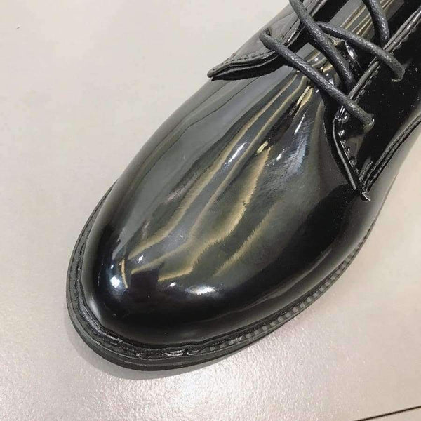 Planet Gates Black / 4 Kjstyrka 2018 Handmade Women Flats The paint on the skin Oxfords Shoes Woman Fashion flower Moccasins For Women Sapatos Mujer