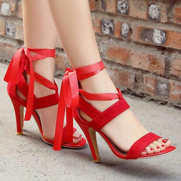 Planet Gates Black / 4 Meotina Women Shoes Sandals 2018 Summer Cross Tied High Heel Sandals Gladiator Women Sexy Party Heels Blue Red Large Size 44 45