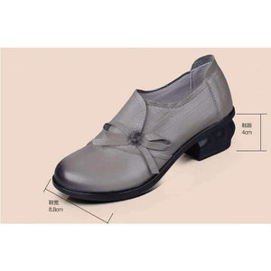 Planet Gates Black / 4 RUSHIMAN Spring Autumn Fashion Loafers 100% Genuine Leather Single Shoes Soft Casual Flat Shoes Women Flats mother shoes 35-40 #