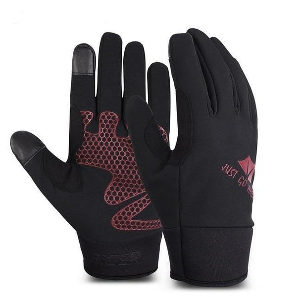 Planet Gates Black 4 / S Men Women Winter Warm Gloves Windproof Outdoor Gloves Thick Warm Mittens Touch Screen Gloves Unisex Anti-slip Design