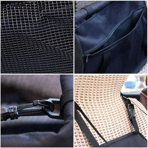 Planet Gates Black / 40x30x25 CM Breathable Car Seat Pad Safe Carry House Cat Puppy Bag Car Travel Accessories Waterproof Dog Seat Bag Basket Pet