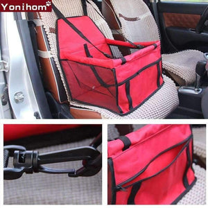 Planet Gates Black / 40x30x25 CM Breathable Car Seat Pad Safe Carry House Cat Puppy Bag Car Travel Accessories Waterproof Dog Seat Bag Basket Pet