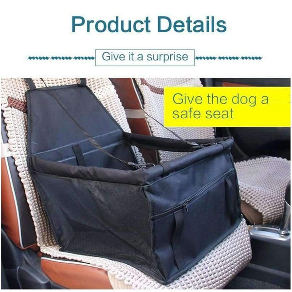 Planet Gates Black / 40x30x25 CM Breathable Car Seat Pad Safe Carry House Cat Puppy Bag Car Travel Accessories Waterproof Dog Seat Bag Basket Pet