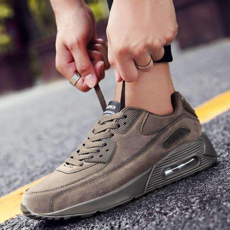 Planet Gates black / 41 BACKCAMEL 2018 Spring Autumn Outdoor Leather Mens Shoes Breathable Increased Air Cushion Footwear Black Leisure Vulcanized Shoes