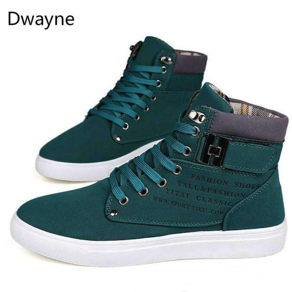 Planet Gates Black / 41 Dwayne Men's vulcanized shoes Spring/Autumn Men shoes High quality frosted suede casual shoes size 38-47