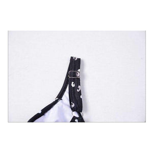 Planet Gates Black / 44 Women Swimwear One Pieces Swimsuits Summer Print Floral High Waist Bodysuit Bathing Suits Black Plus Size Swimwear