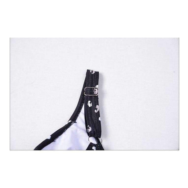 Planet Gates Black / 44 Women Swimwear One Pieces Swimsuits Summer Print Floral High Waist Bodysuit Bathing Suits Black Plus Size Swimwear