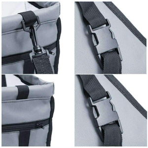 Planet Gates Black / 45X30X25cm Pet Dog Carrier Pad Safe Carry House Cat Puppy Bag Dog Car Seat Waterproof Dog Seat Bag Basket Pet Products