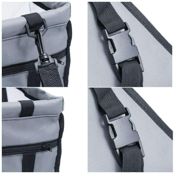 Planet Gates Black / 45X30X25cm Pet Dog Carrier Pad Safe Carry House Cat Puppy Bag Dog Car Seat Waterproof Dog Seat Bag Basket Pet Products