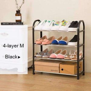 Planet Gates Black 4l M Minimalist Modern Assembly Metal Shoe Rack Standing Shoe Organizer Space Saver Living room Shoe Storage Rack for home furniture