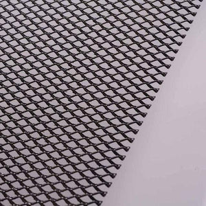Planet Gates Black 4mmx8mm DIY Racing Grills Universal Fit for Car Cuttable Front Bumper Honey Comb Mesh 100cmx33cm