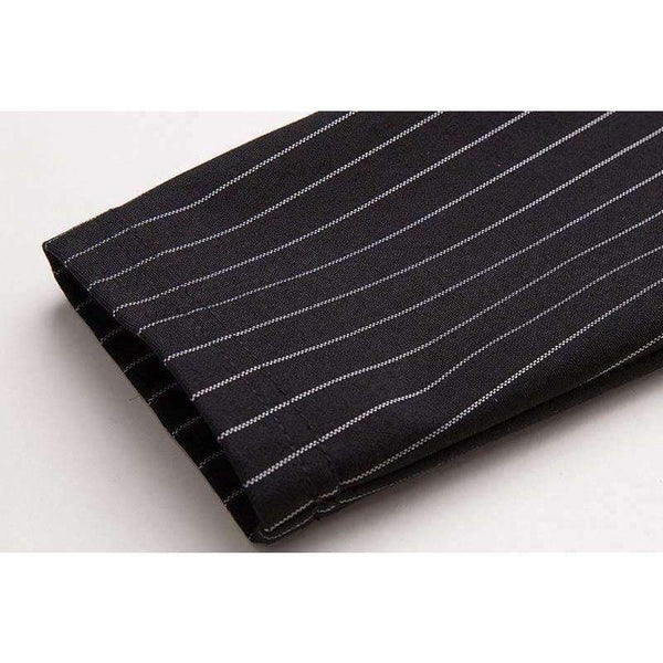 Planet Gates Black / 4XL AOFULI M- 3XL 4XL Runway design asymmetrical dress Plus size autumn long sleeve knee-length stripe print dress Yellow B6269