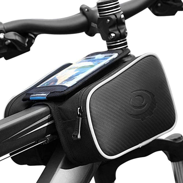 Planet Gates Black / 5.5 1.8L Waterproof Bicycle Bag Cycling Frame Front Head Tube Touch Screen Pannier Double Case Pouch for 4.8/5.5in Phone