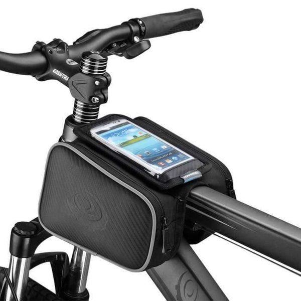 Planet Gates Black / 5.5 1.8L Waterproof Bicycle Bag Cycling Frame Front Head Tube Touch Screen Pannier Double Case Pouch for 4.8/5.5in Phone