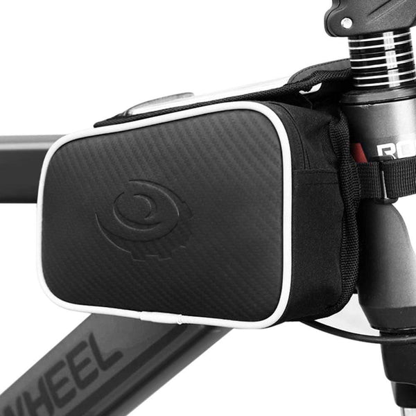 Planet Gates Black / 5.5 1.8L Waterproof Bicycle Bag Cycling Frame Front Head Tube Touch Screen Pannier Double Case Pouch for 4.8/5.5in Phone