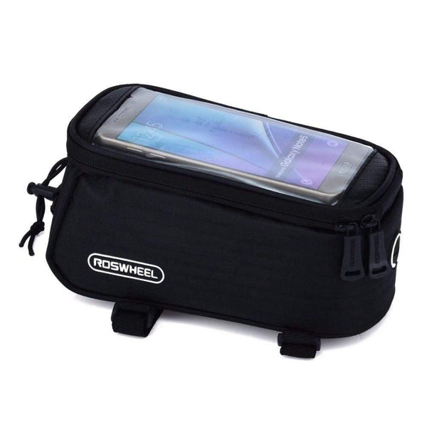 Planet Gates Black / 5.5 4.8" 5.5" PVC Bicycle Bag Outdoor Cycling Bicycle Frame Pouch Front Tube Bag Bike Bags for Cell Phone 4 color