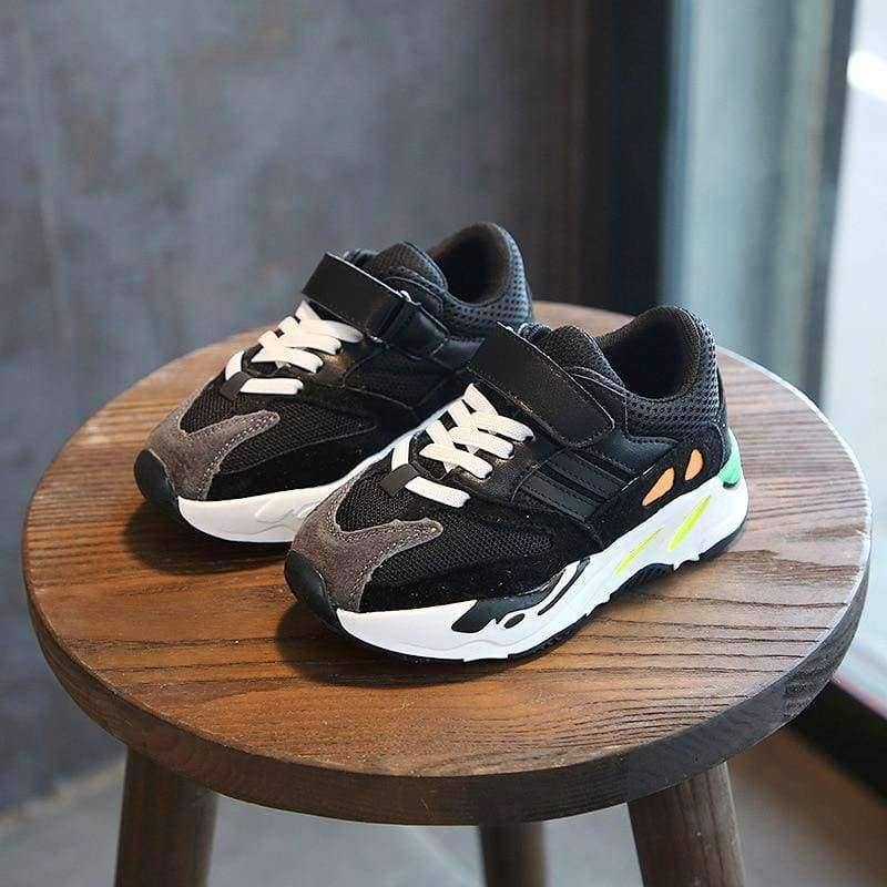 Planet Gates Black / 5.5 Boys Girls Fashion Brand Sneakers Children School Sport Trainers Baby Toddler Little Big Kid Casual Skate Stylish Designer Shoes