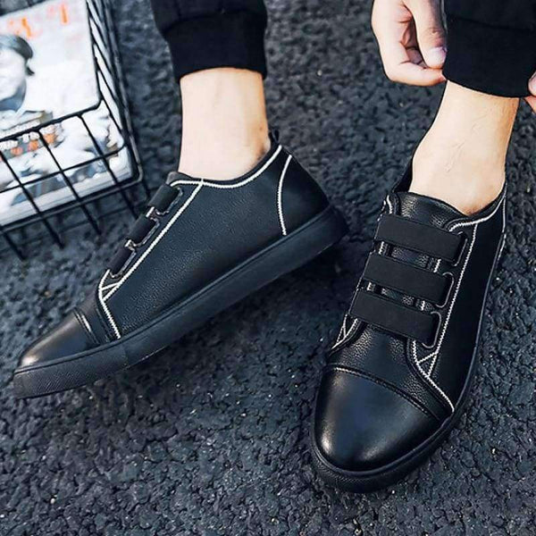 Planet Gates Black / 5.5 Men's vulcanized shoes band large size 5.5-11.5 fashion sneakers for students comfortable men shoes luxury brand 2018