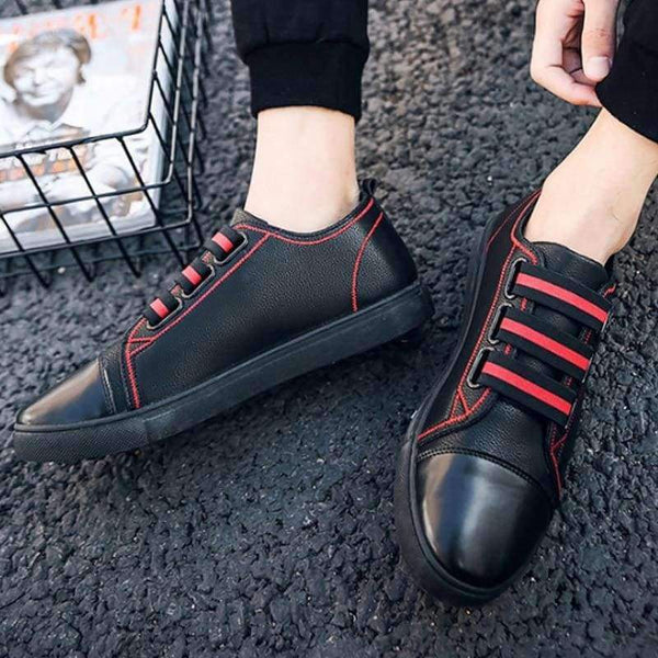 Planet Gates Black / 5.5 Men's vulcanized shoes band large size 5.5-11.5 fashion sneakers for students comfortable men shoes luxury brand 2018