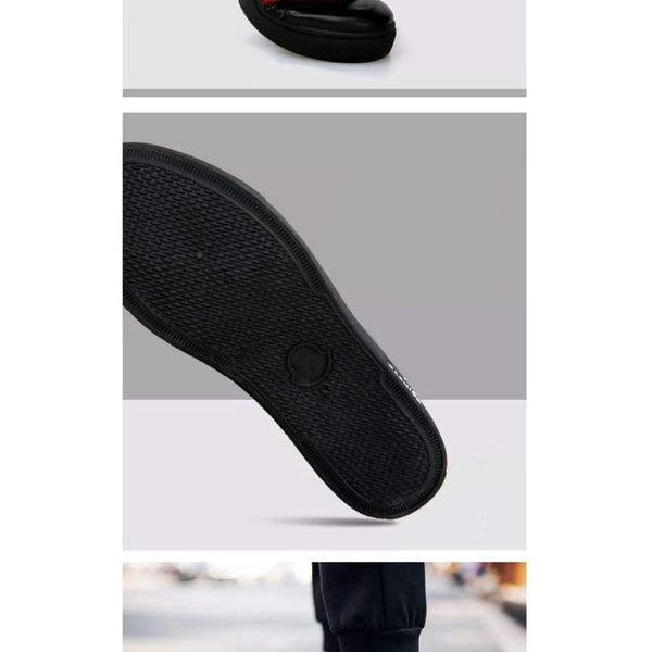 Planet Gates Black / 5.5 Men's vulcanized shoes band large size 5.5-11.5 fashion sneakers for students comfortable men shoes luxury brand 2018