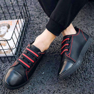 Planet Gates Black / 5.5 Men's vulcanized shoes band large size 5.5-11.5 fashion sneakers for students comfortable men shoes luxury brand 2018