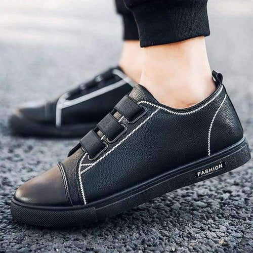 Planet Gates Black / 5.5 Men's vulcanized shoes band large size 5.5-11.5 fashion sneakers for students comfortable men shoes luxury brand 2018