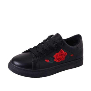 Planet Gates black / 5.5 Sagace Flower embroidery trend loafers women sneakers women platform shoes autumn casual women shoes zapatos de mujer MAY 16