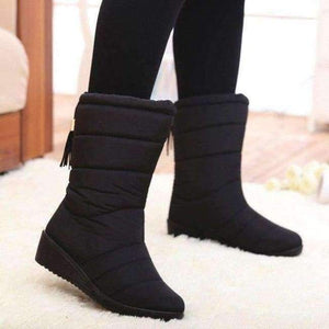 Planet Gates Black / 5 Fashion Women Boots Female Tassel Winter Ankle Boots Shoes Down Wedges Snow Boots Ladies Shoes Woman Warm
