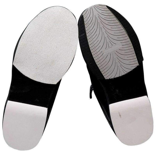 Planet Gates black / 5 Mens  Bowling Shoes with Interchangeable Soles/Heels Black/Blue SIZE 46