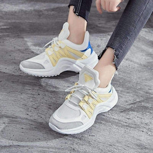 Planet Gates Black / 5 New Designer Vulcanized Shoes Women Wedges 2018 Spring Sneakers Women Shoes Vulcanize Stripe Tenis Feminino Female Dad Shoes