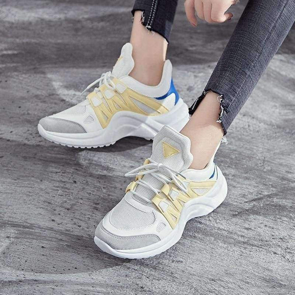 Planet Gates Black / 5 New Designer Vulcanized Shoes Women Wedges 2018 Spring Sneakers Women Shoes Vulcanize Stripe Tenis Feminino Female Dad Shoes